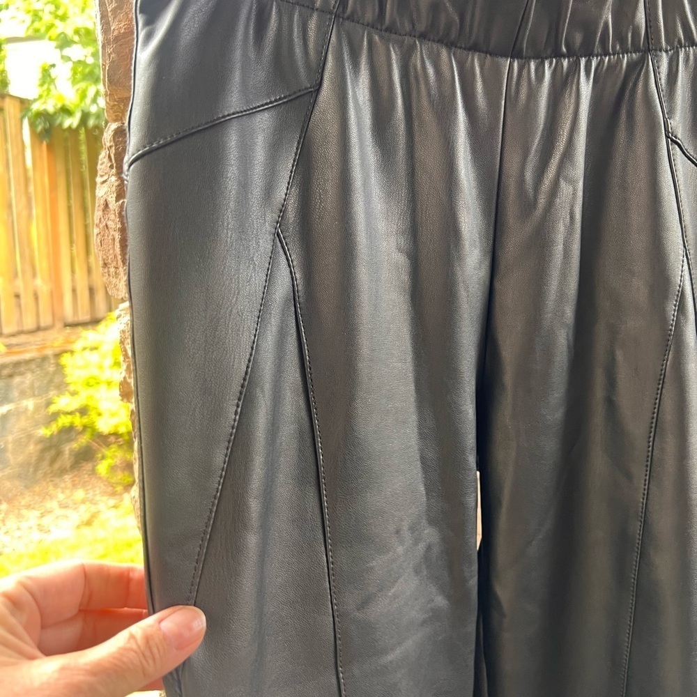 Pilcro Anthropology Glasgow Faux Leather Pants 27 - Picture 7 of 10